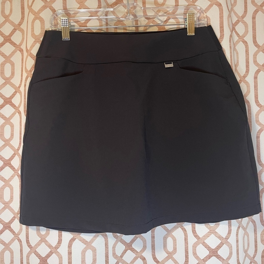Greg Norman Tennis Skort Black with Pocket - Picture 2 of 9